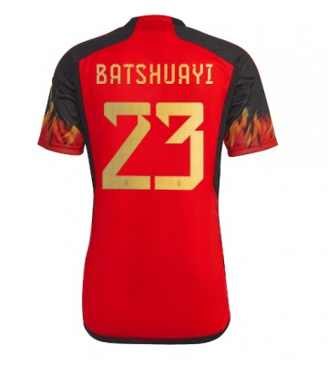 Belgia Michy Batshuayi #23 Hjemmedrakt VM 2022 Kortermet